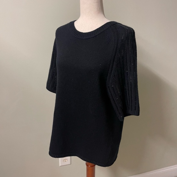 NWT Dorothee Schumacher Sequin Statement Pullover in Pure Black - Size XXL - Picture 4 of 13